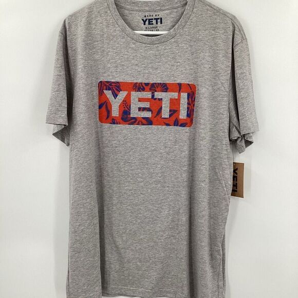 Men’s Yeti Hawaiian Floral T-shirt - XL- NWT - Picture 2 of 8